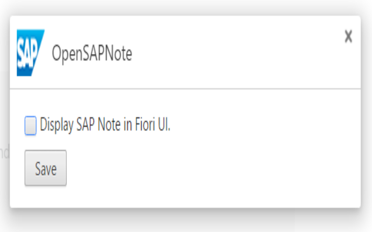 OpenSAPNote Preview image 1