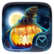 Halloween Pumpkin GO Clock Theme  Icon