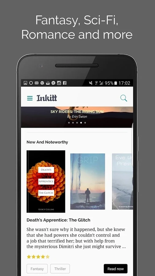   ‪Inkitt – Free Fiction Books, Novels & Stories‬‏- لقطة شاشة 