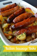 Italian Sausage Recipe was pinched from <a href="http://www.katiescucina.com/2013/03/italian-sausage-bake/" target="_blank">www.katiescucina.com.</a>