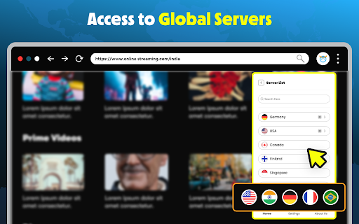 QuixVPN - Easy, Secure & Free VPN Chrome Extension screenshot 3
