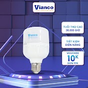 Bóng Đèn Led Trụ Nhựa Vianco Siêu Tiết Kiệm Điện Năng, Led Trụ Có Chùm Sáng Định Hướng Công Suất Nhỏ