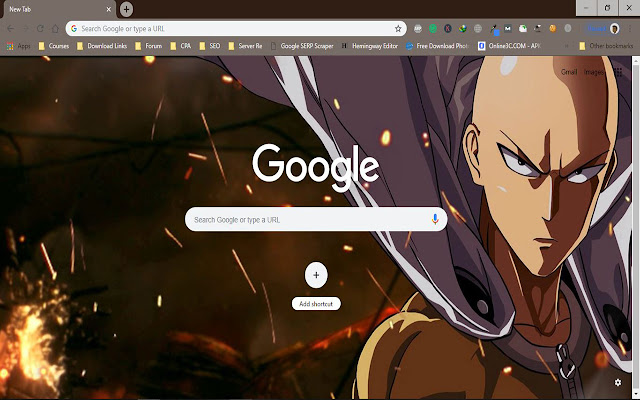 One Punch Man - Saitama Theme chrome extension