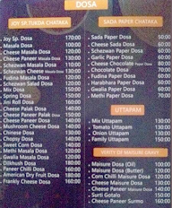 Joy Restaurant menu 4