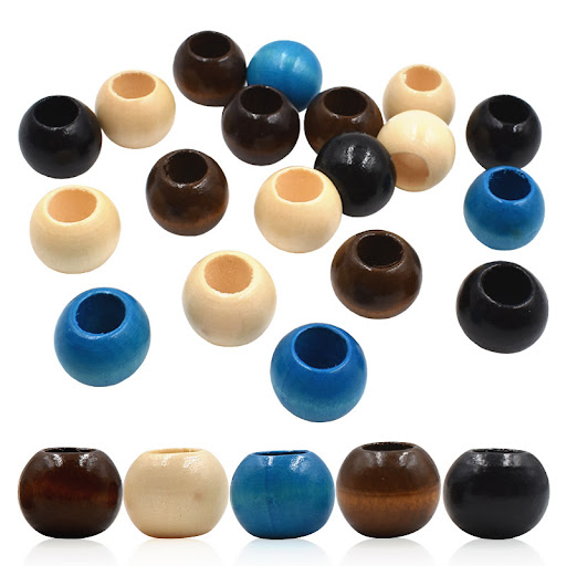 Title 1, Colored Wooden Bead Bag Clothing Accessories. D...