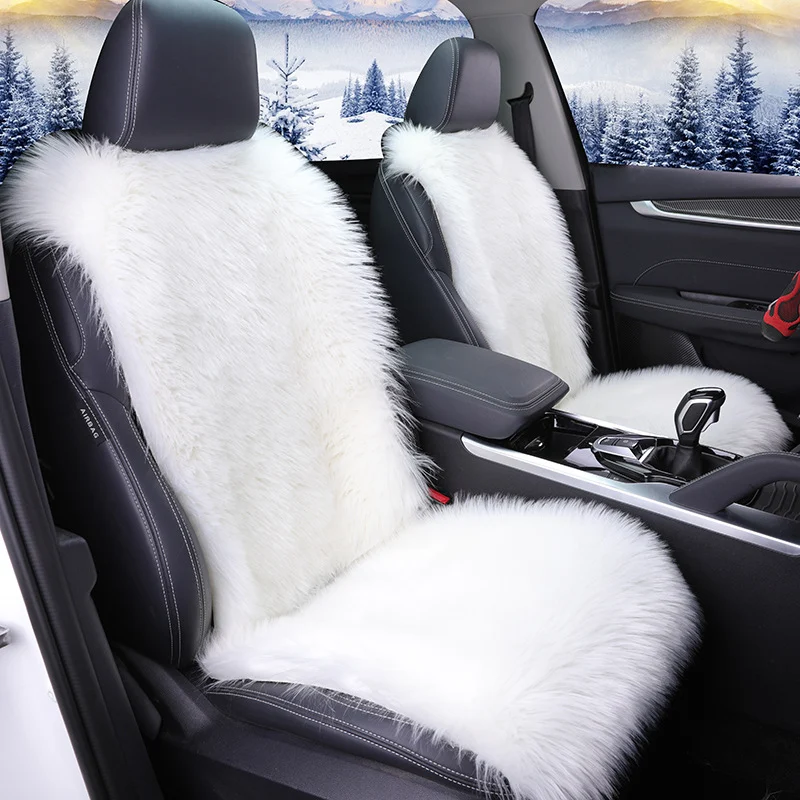 Title 2, All-inclusive Car Seat Cover Plush Cushion prov...