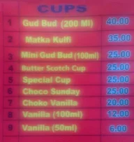 Spoorthi Ice Cream menu 5