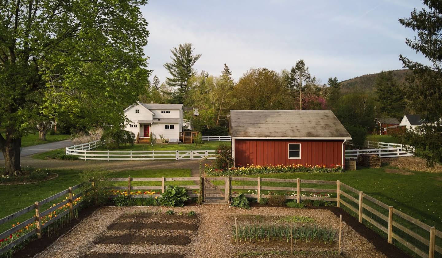 Farm house with garden Copake Falls