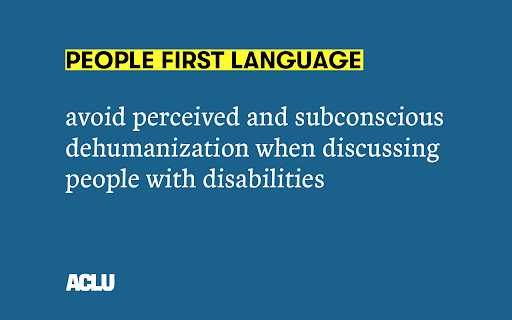 People First Language