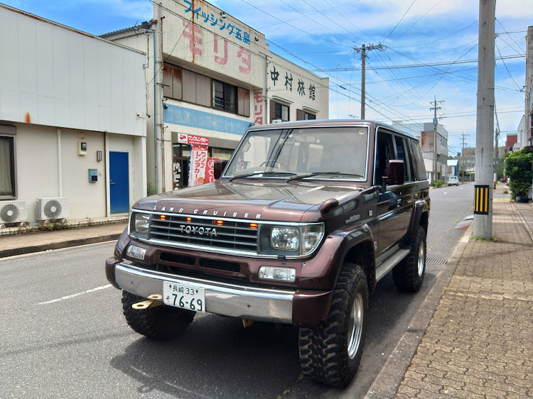ランドクルーザープラド78の公認ｔｗｏ-ｋ撮影士・丸目倶楽部  No.５・フィッシュボーン列島民・投げｋｉｓｓ釣り失敗・アオリイカに関するカスタム事例の投稿画像1枚目