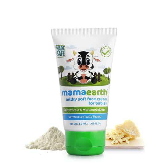 Milky Soft Face Cream With Murumuru Butter for Babies, 60 ml