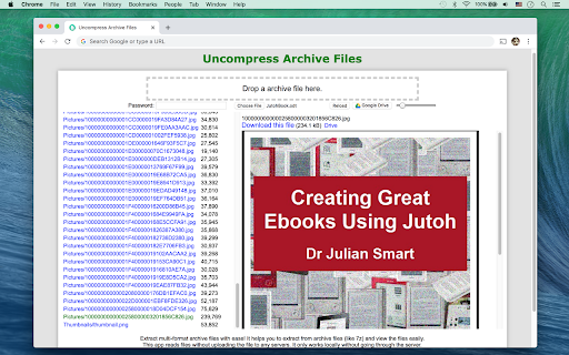 Uncompress Archive Files