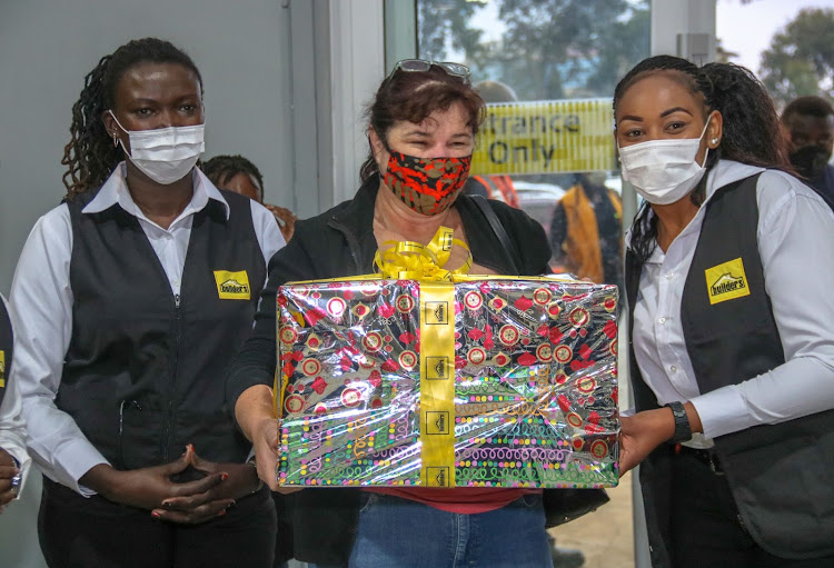 Susan Odaya, Chantel Watt and Martha Mbugua