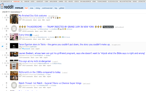 Classic Reddit Layout