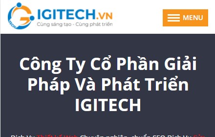 Thiết kế web IGITECH small promo image