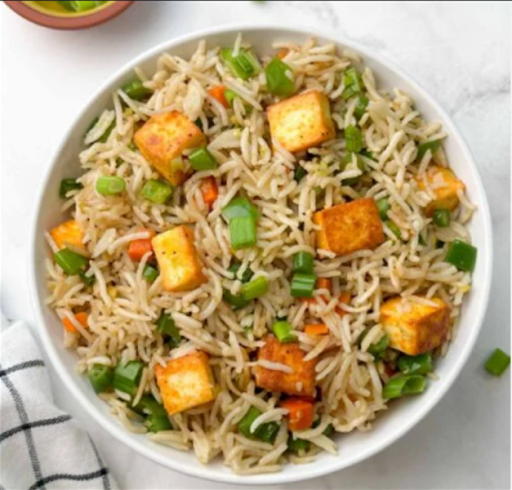 Paneer Chilli Garlic Fried Rice