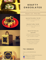 Krafty Chocolates menu 3