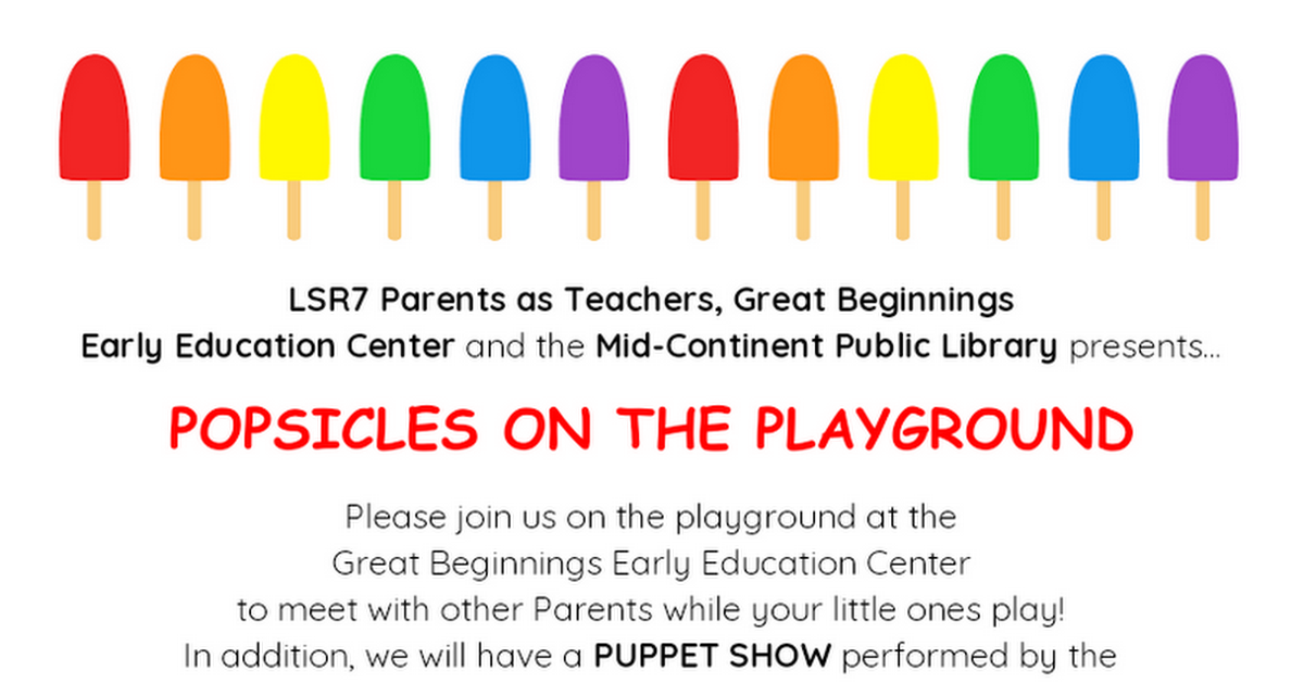 Popsicles on the Playground 2019