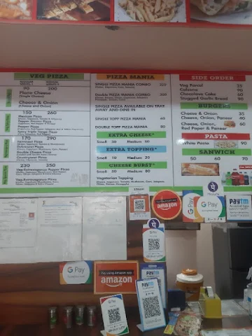 Chitra Pizza menu 