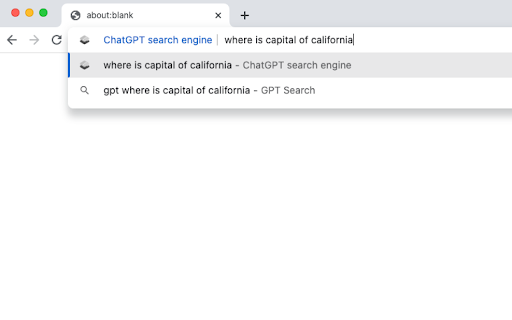 ChatGPT search engine