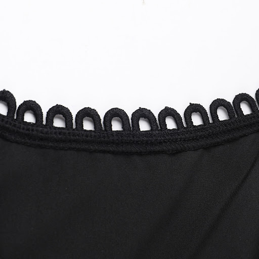 Title 7, Womens Autumn Sheath Slim-fit Lace Up V-neck D...