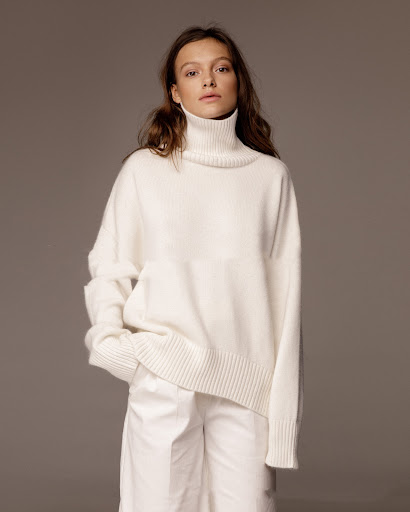 Title 2, Autumn And Winter Loose Turtleneck European And...