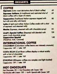 Linto Coffe menu 7