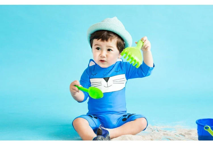 Title 4, Baby jongens badpak uit één stuk Zonnebeschermi...