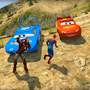 Superheroes Lightning Mcqueen Stunt Racin 1.0 APK Télécharger