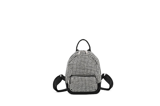 Title 13, Womens Mini Diamond Rhinestone Crossbody Backp...