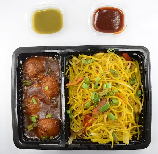 Veg Manchurian + Noodles/Fried Rice