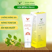 Kem Chống Nắng Nâng Tone V9Queen Spf50+ Bảo Vệ Khỏi Tia Uv Pa+++ V9 Skin Aqua 50G