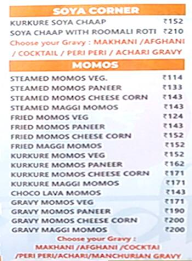 Chaubara menu 8