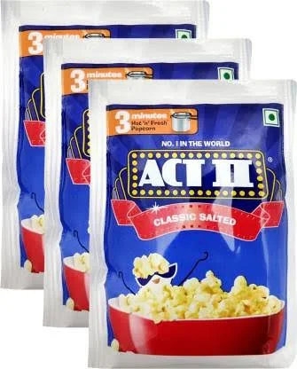 Act Ii Instant Popcorn - Classic Salted - 120 gm