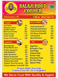 Balaji  Food Corner menu 2