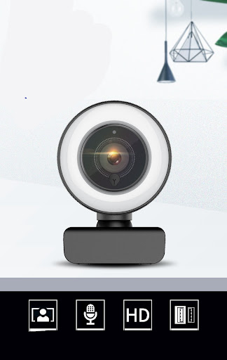 Title 8, Beauty Fill Light Live Camera 1080P HD Built in...