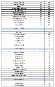 Mr Foodie menu 2