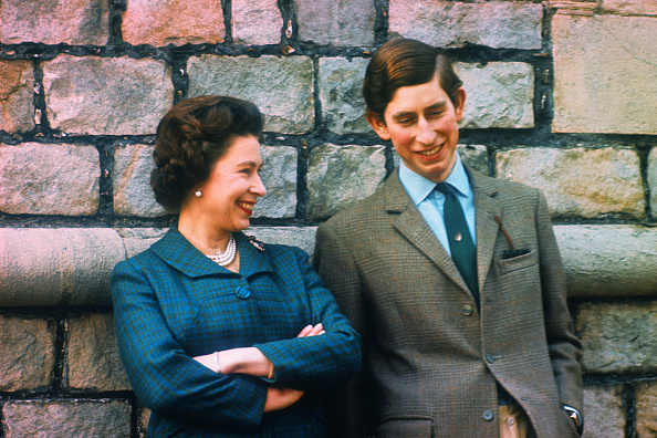 Prince Charles and Queen Elizabeth are shown here at their Windsor home. Picture: GETTY IMAGES