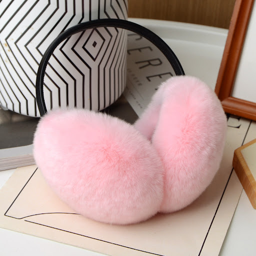 Title 8, Rabbit Fur Earmuffs Womens Autumn and Winter W...