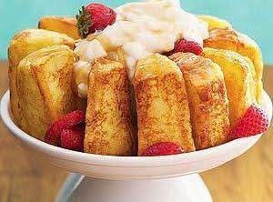 FRENCH-TOASTED ANGEL FOOD CAKE_image