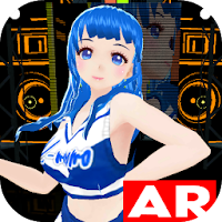 AR Dancing Girl Anime MMD