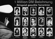 A wanted poster for members of the Baader-Meinhof Gang. This group of violent German idealists are explored in the documentary 'Can't Get You Out of My Head'.