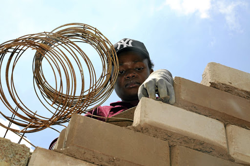 Phemelo Mahlare, 24, of Hustlenomics which replaces informal backyard shacks with durable structures, to generate a stable income for the homeowner