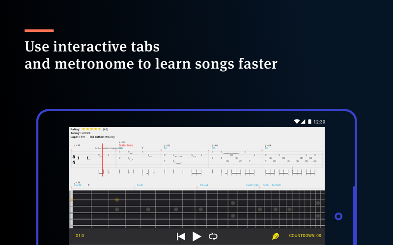   Ultimate Guitar Tabs & Chords- 스크린샷 