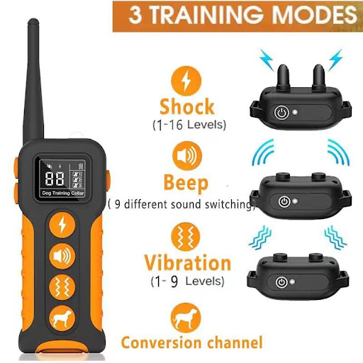 Title 4, Remote Control Dog Trainer Voice Control Bark S...