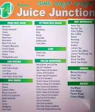 Tulasi Juice Junction menu 1