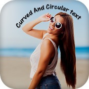 Crazy Curve Text & Circular Text on Photo Editor  Icon