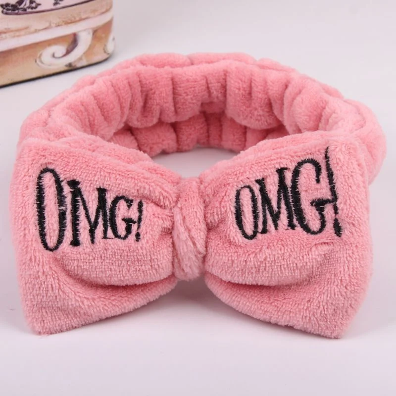 Bandeau pour cheveux en peluche avec nœud mignon, doux et confortable pour un usage quotidien ou événements spéciaux, un accessoire adorable.