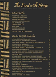 The Sandwich House menu 1