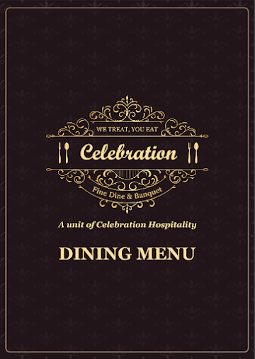 Celebration Kitchen menu 